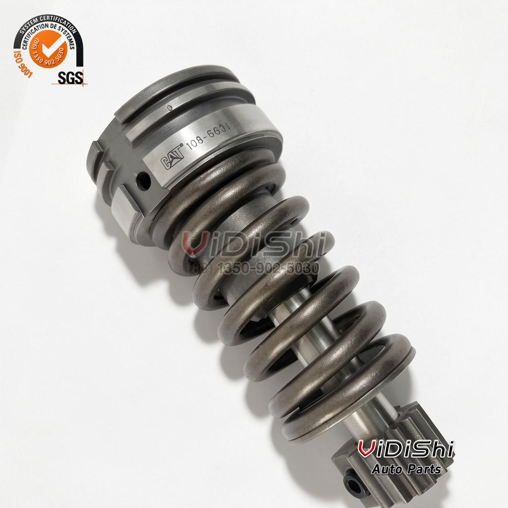1086631 pumping element laid diagonally, coil spring around the middle, splined drive end at the lower right