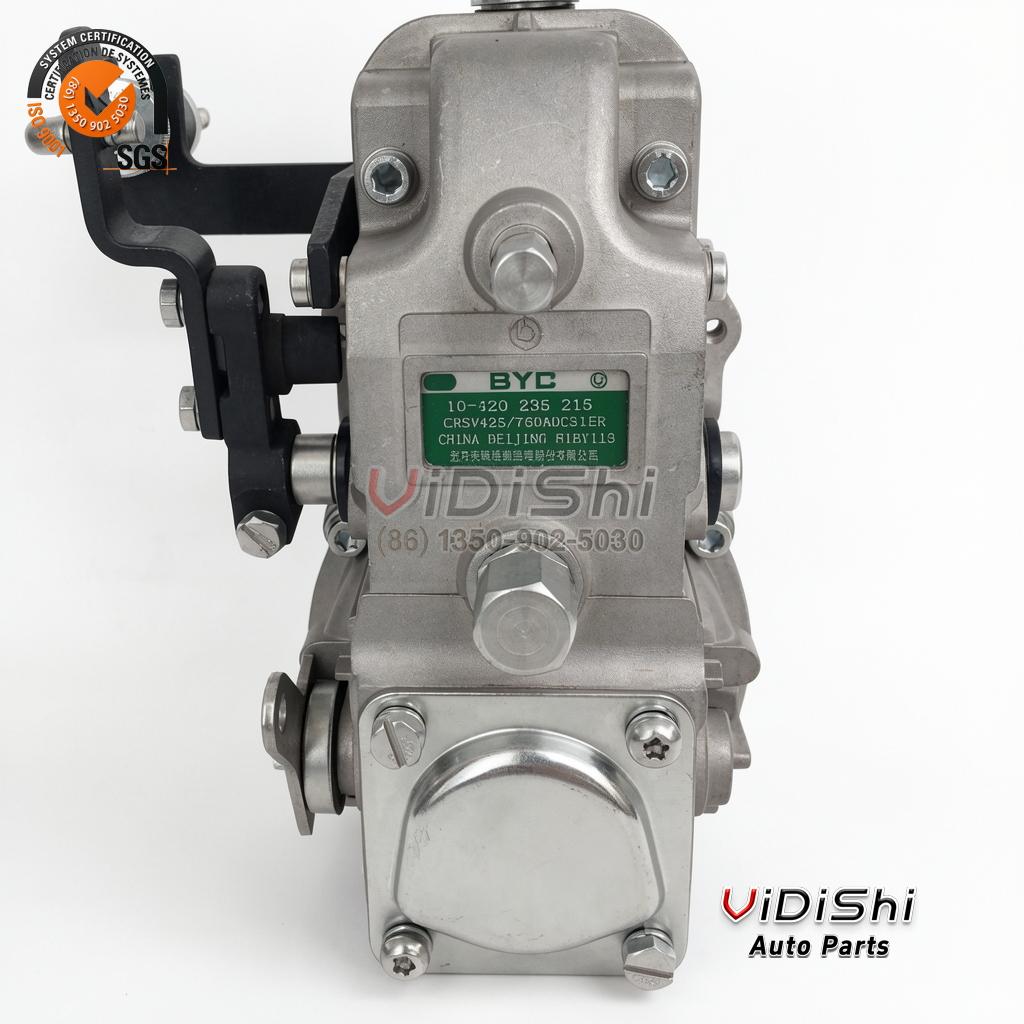 CRSV425750A0C315R RSV Governor 10 420 235 215 for Inline Fuel Pump 3 RSV governor identification plate reading 10-420 235 215 above a CRSV425 type designation on a machined pad