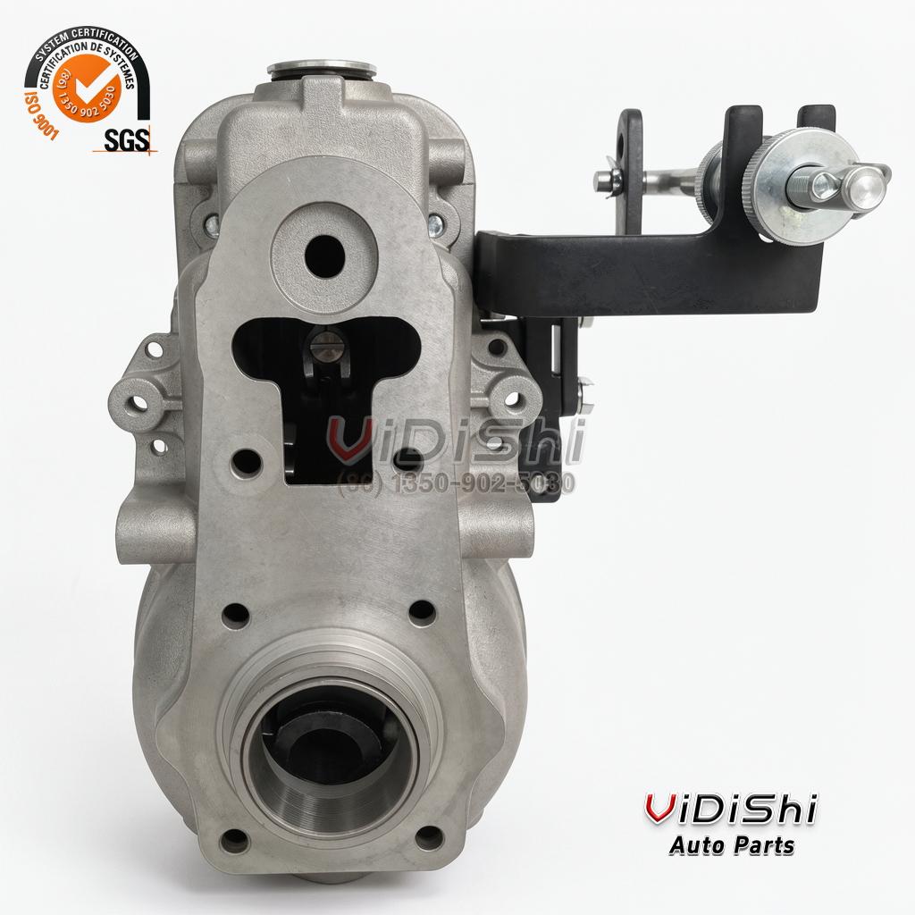 CRSV425750A0C315R RSV Governor 10 420 235 215 for Inline Fuel Pump 5 RSV governor mounting face, large circular bore at the centre, cast bolt lugs either side and the linkage arm at the right