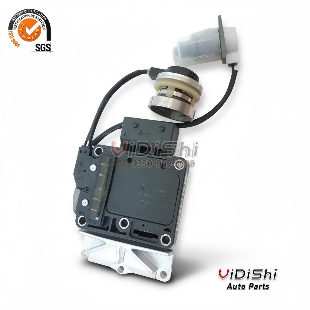 1467045031 fuel pump control unit module on its cast bracket with both sensors on the loom