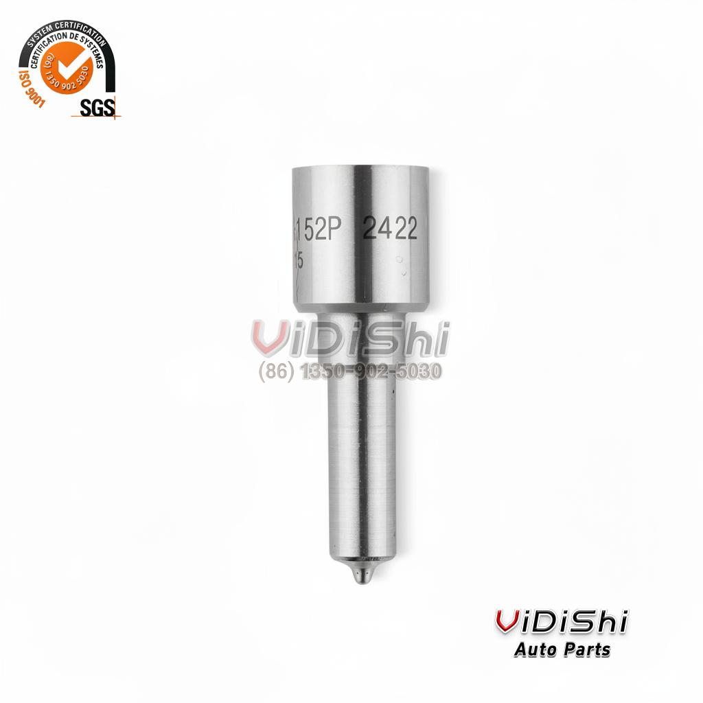 0433172422 injector nozzle standing upright with 152P 2422 etched on the shank