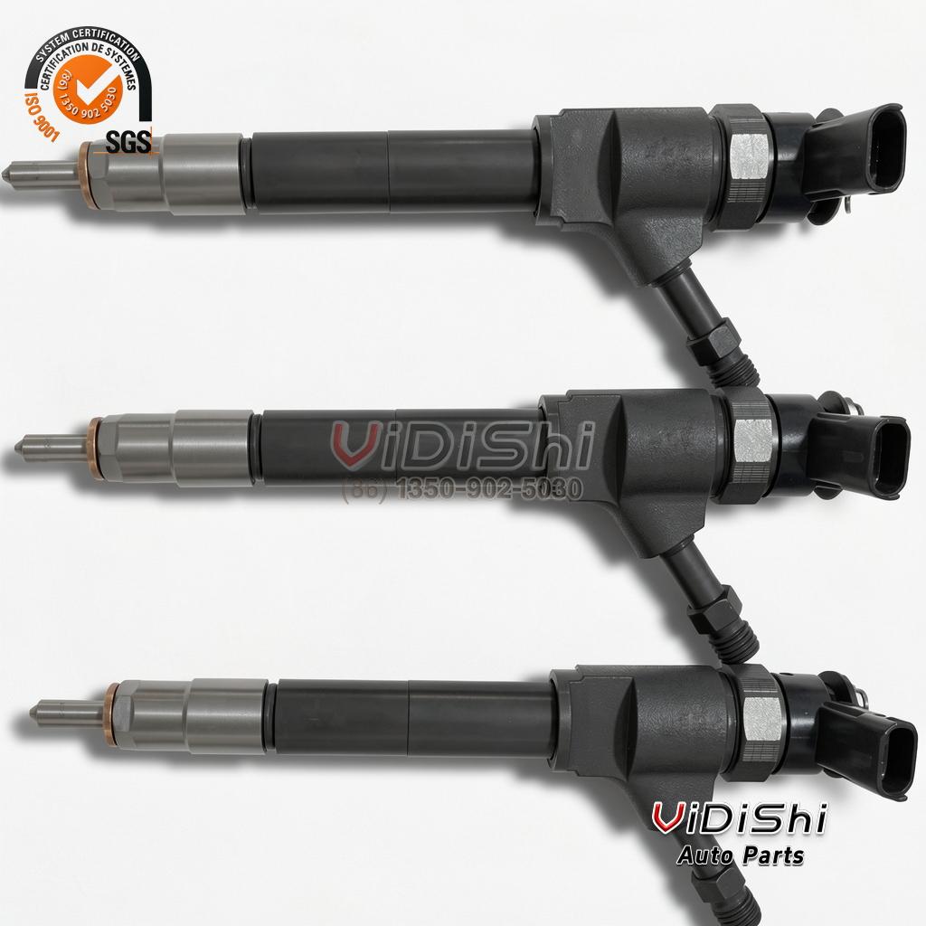 0445110250 Injector for Ford Ranger Mazda BT50 Diesel 2 Close view of a 0445110250 injector shank with the etched number 0 445 110 250 and a single letter stamp