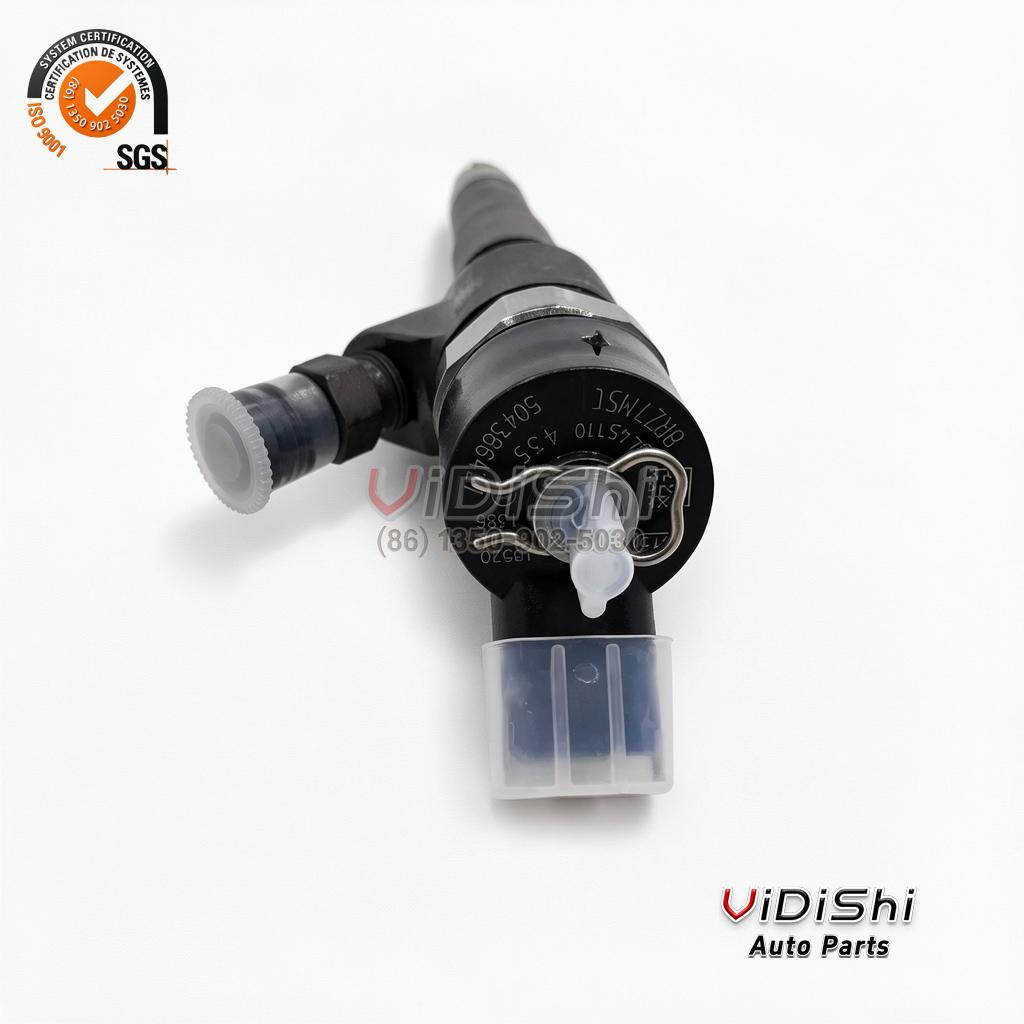 All Products 9 0445110435 common rail injector (Bosch 0 445 110 435 reference) — opposite-side marking close-up