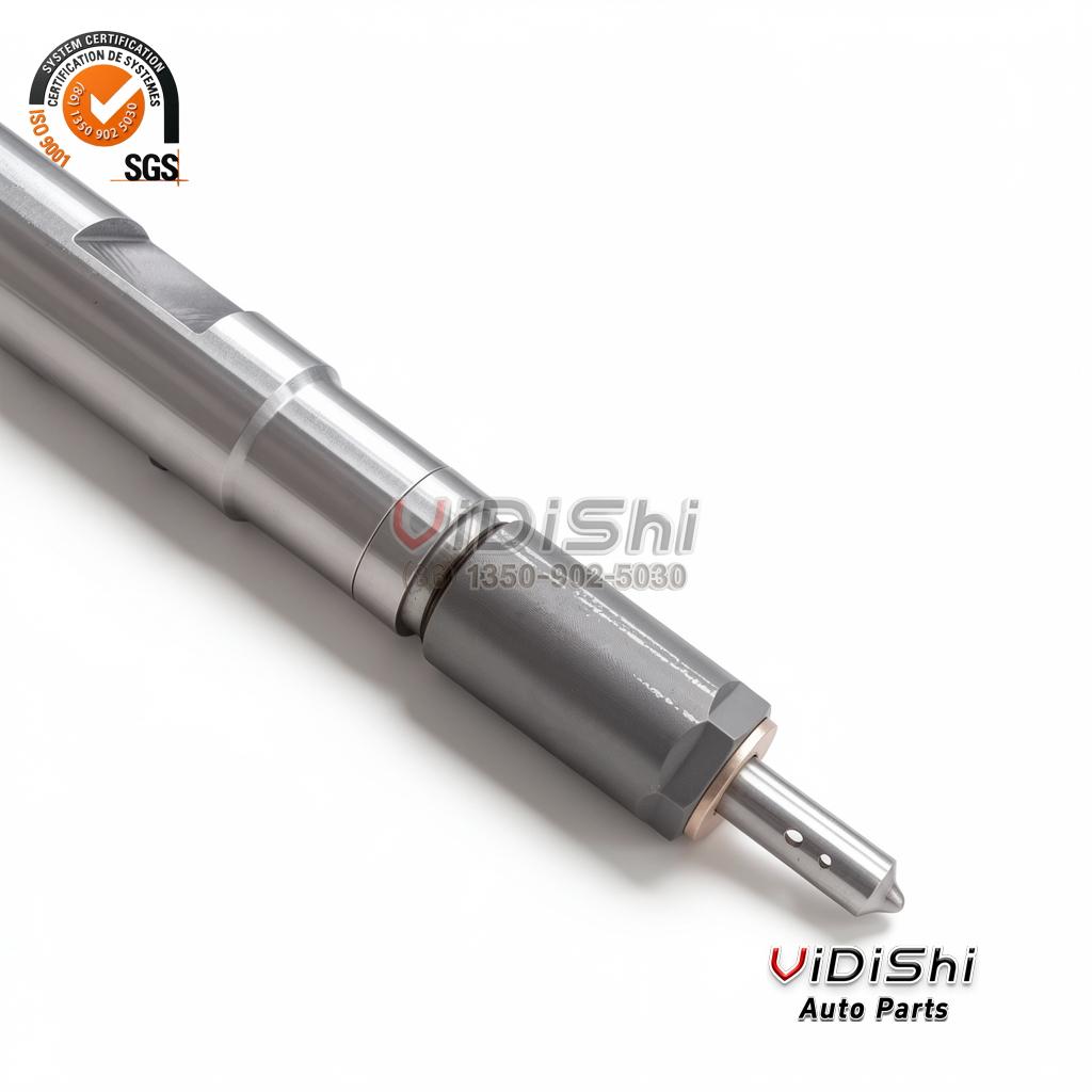 All Products 15 0445110435 common rail injector (Bosch 0 445 110 435 reference) — nozzle tip close-up with copper washer