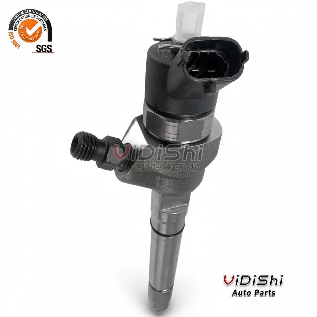 0445110454 Common Rail Injector for JMC 4JB1 2.8 Diesel 3 0445110454 injector solenoid head and two-pin connector