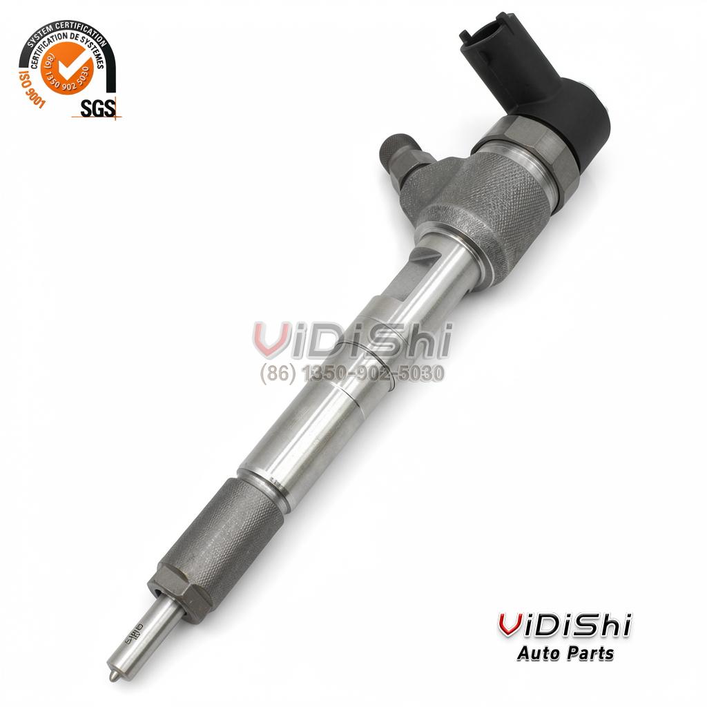 0445110489 injector on a diagonal, complete assembly in frame