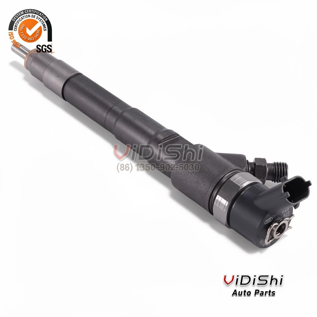 All Products 8 A 0445110520 injector shown diagonally, giving a full length view of the machined steel body