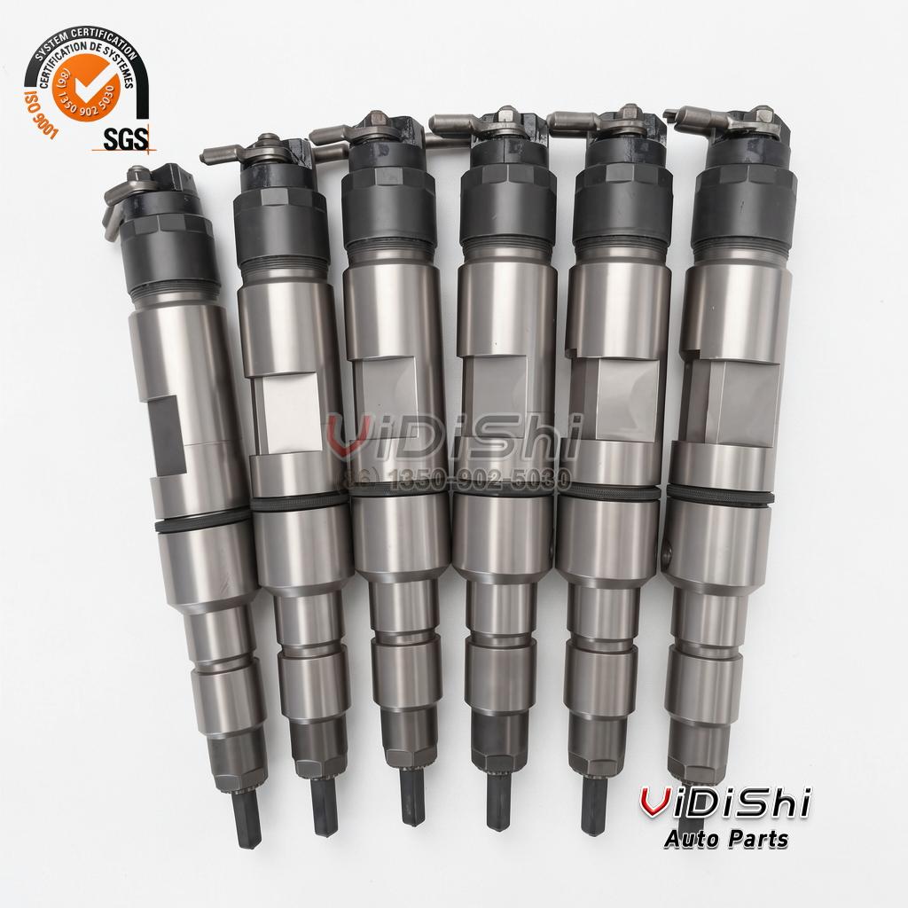 All Products 15 set of six 0445120080 injectors standing in a fan for inspection