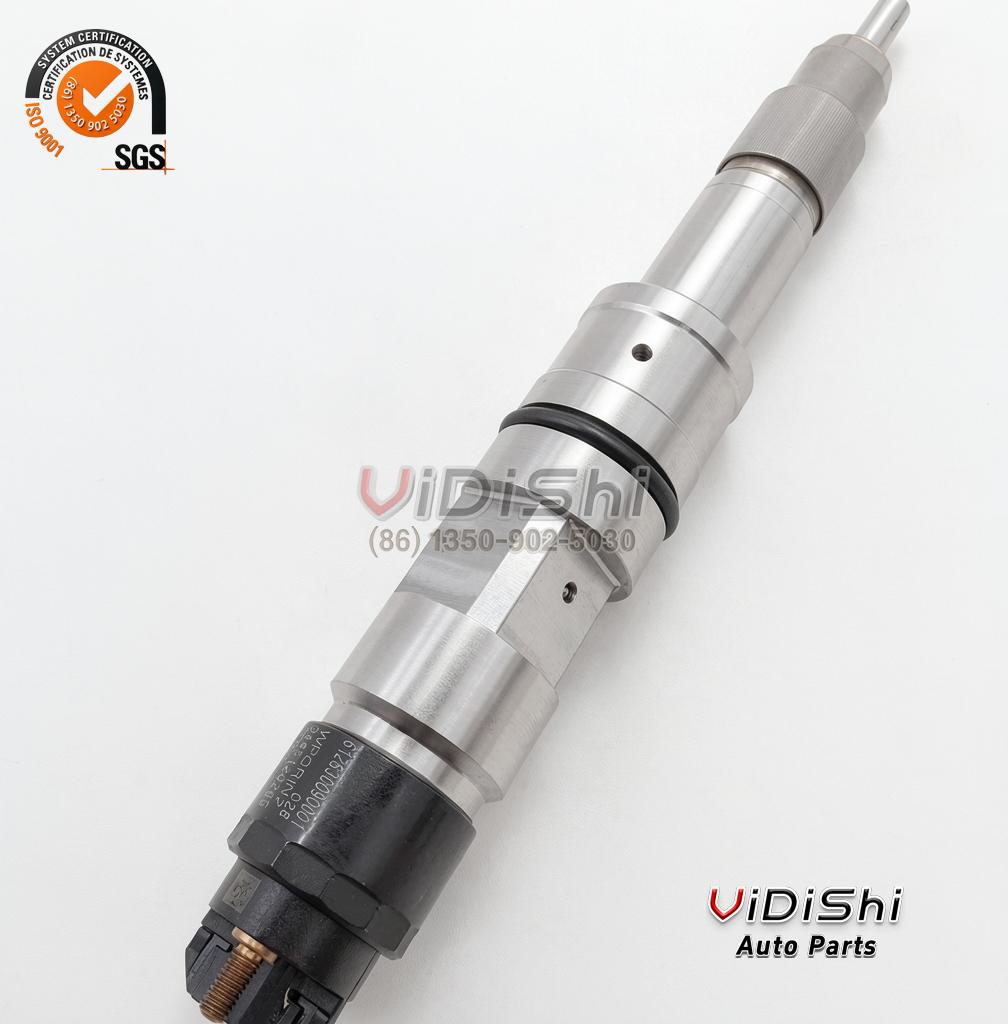 All Products 8 0445120265 common rail injector (Bosch 0 445 120 265 reference) — complete unit, upright