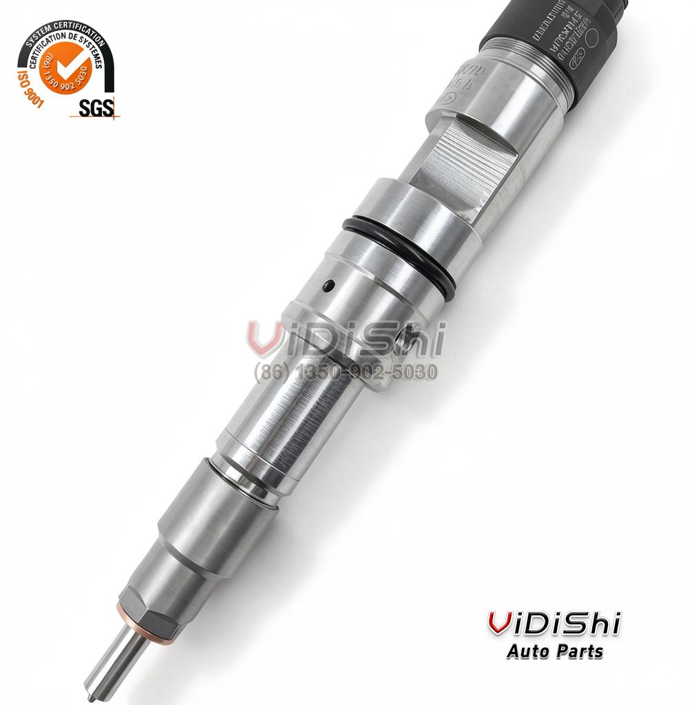 All Products 13 0445120265 common rail injector (Bosch 0 445 120 265 reference) — spray tip end close-up