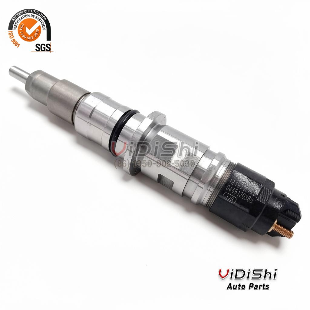 All Products 13 0445120329 common rail injector (Bosch 0 445 120 329 reference) — spray tip end close-up