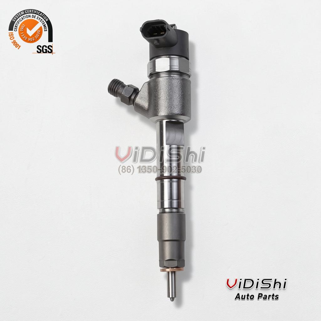 All Products 8 Upright profile of a 0445120372 injector from the connector to the nozzle end