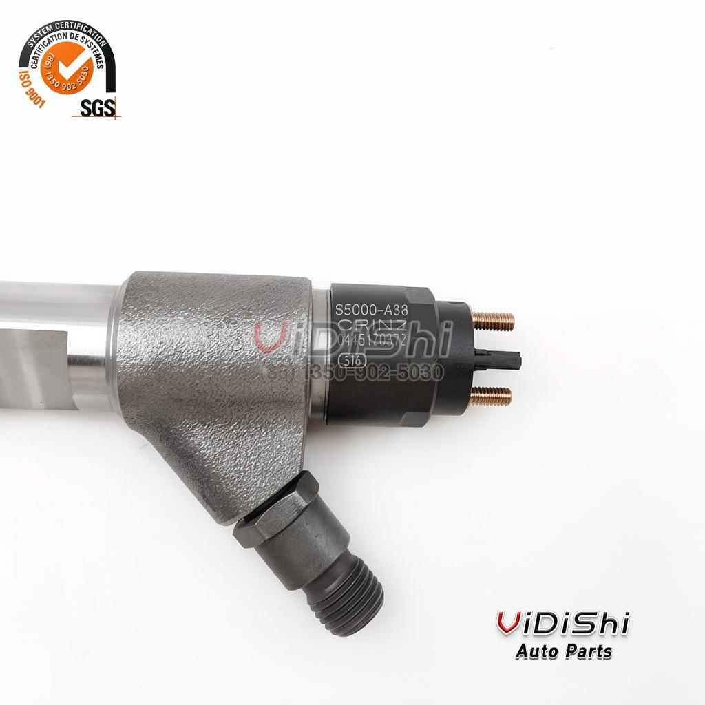 All Products 7 A 0445120372 injector with S5000-A38 and the 0445120372 marking on its solenoid end