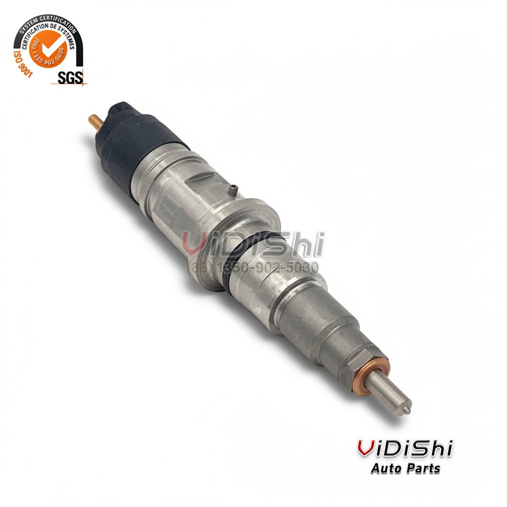 All Products 9 The nozzle end of a 0445120373 injector with the copper sealing washer fitted