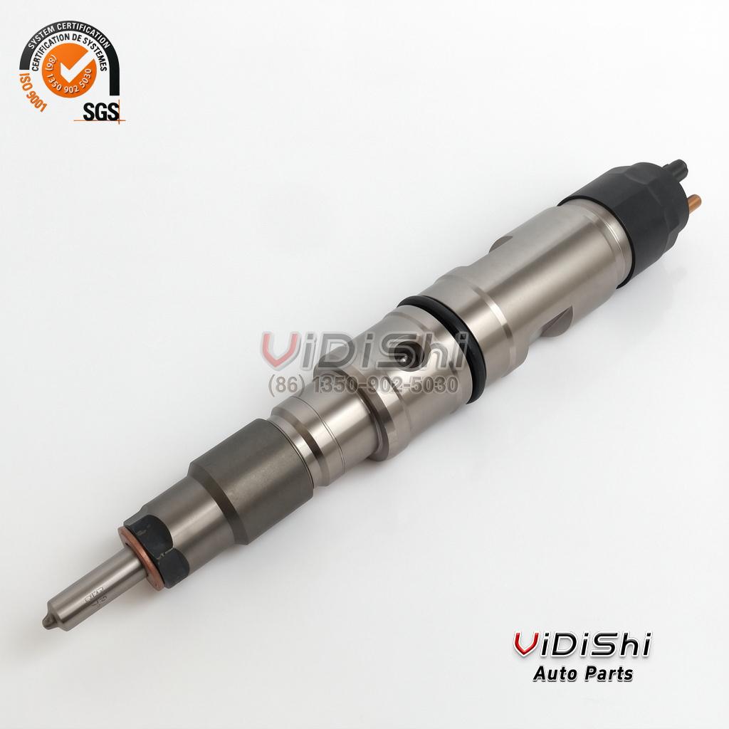 All Products 7 Close view of a 0445120373 injector body etched with the OE number 610800080588