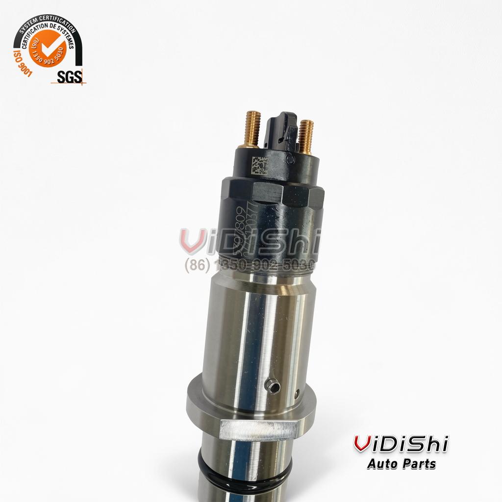 All Products 8 0445120377 injector stood on end with the etched numbers facing the lens