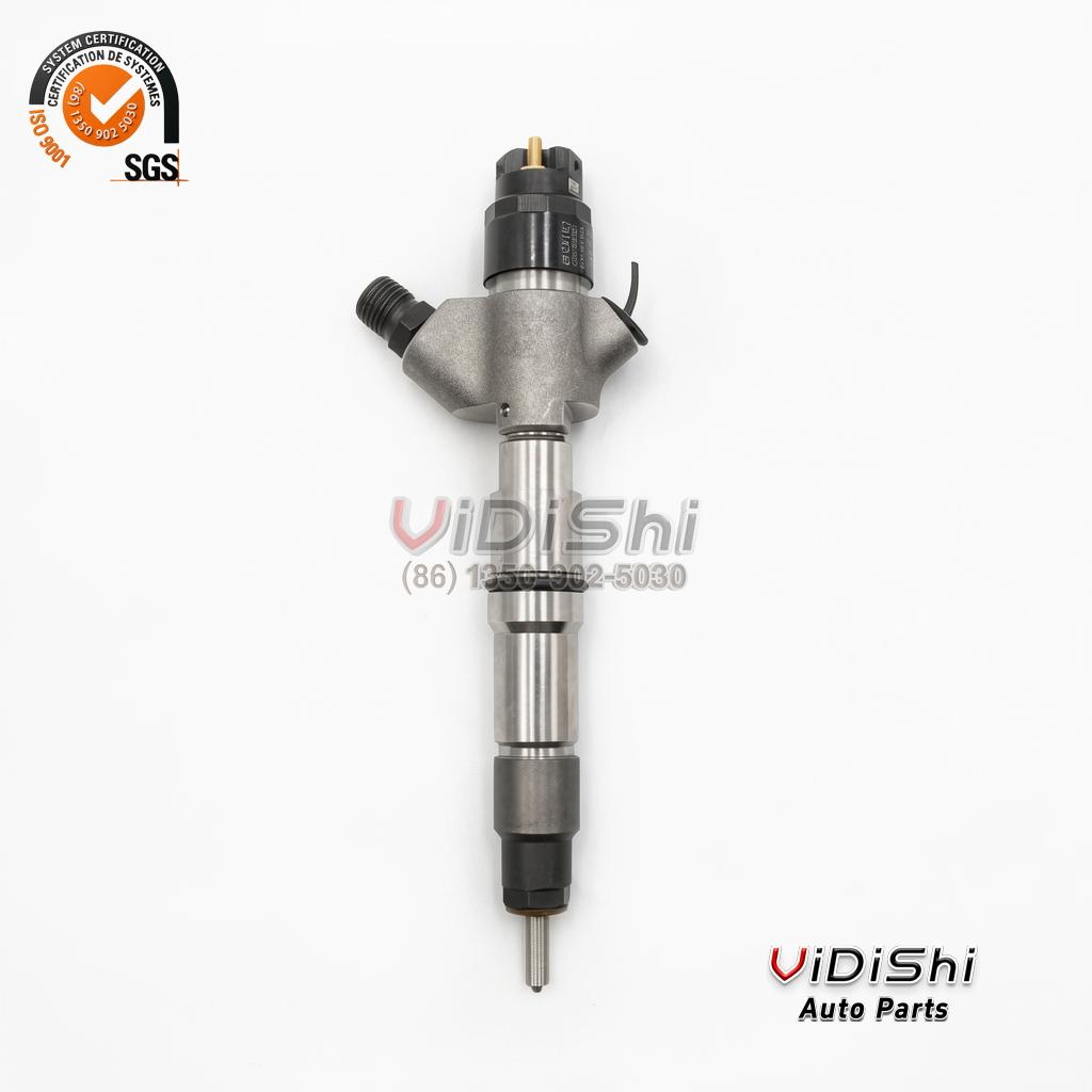 0445120380 CRIN2 Injector for Yuchai J2000 Replacement 2 0445120380 complete common rail injector standing whole unit, nozzle down