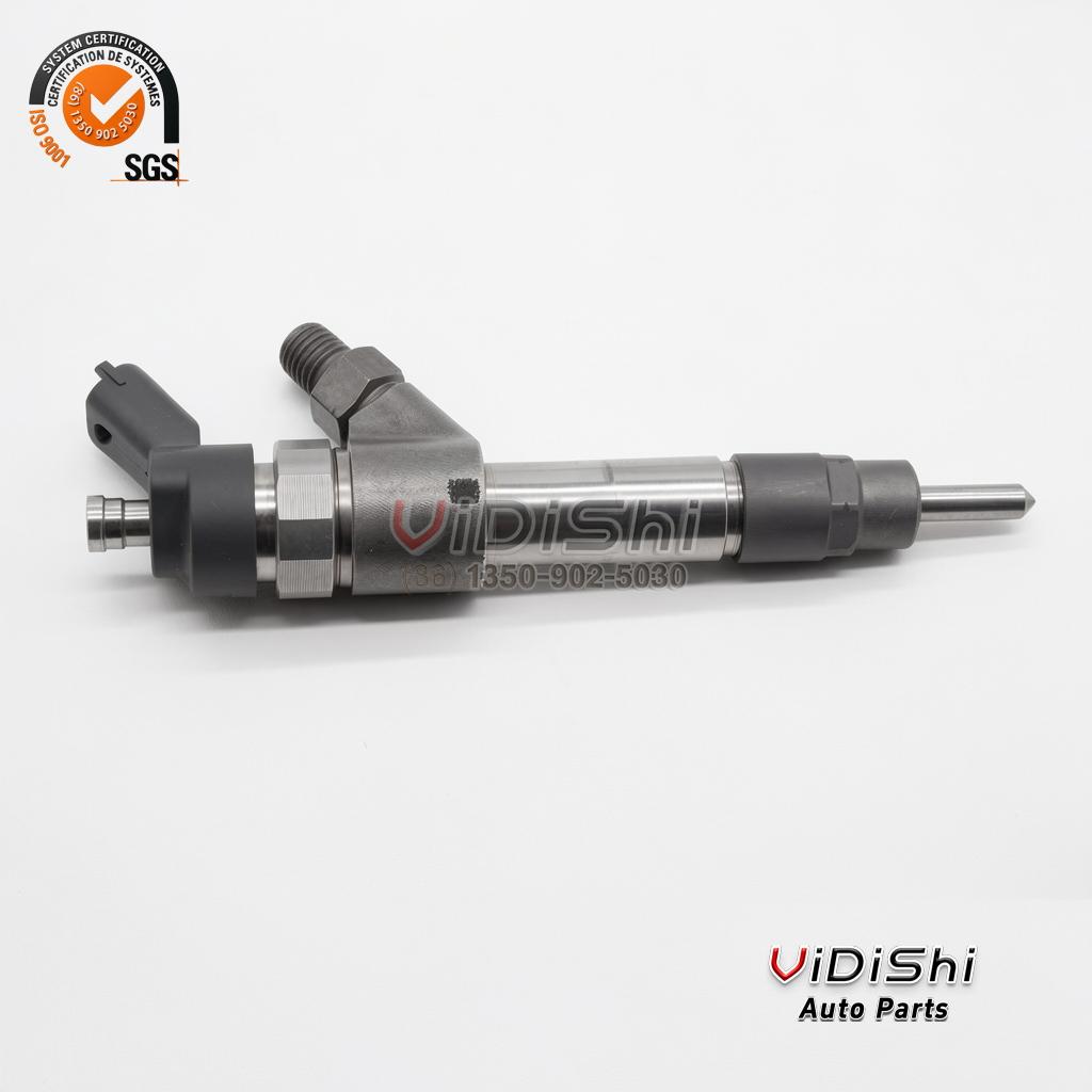 All Products 8 A 0445120382 injector photographed at an angle with production markings visible on the body