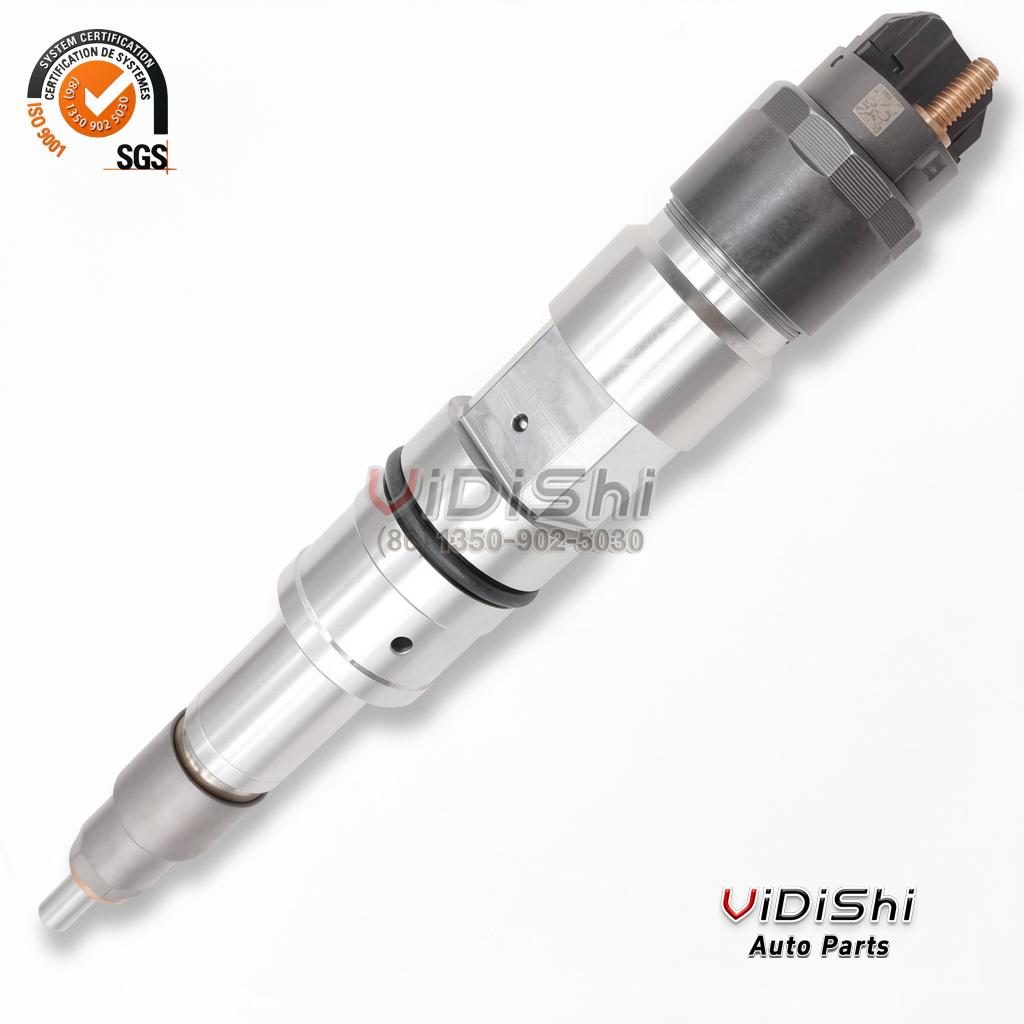 0445120391 CRIN2 Injector Replacement for Bosch, Weichai 612630090055 4 0445120391 common rail injector (Bosch CRIN2-16 reference) — single unit body view, connector upper right