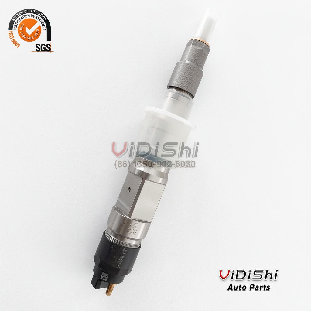 All Products 8 0445120392 injector angled view showing the black solenoid housing