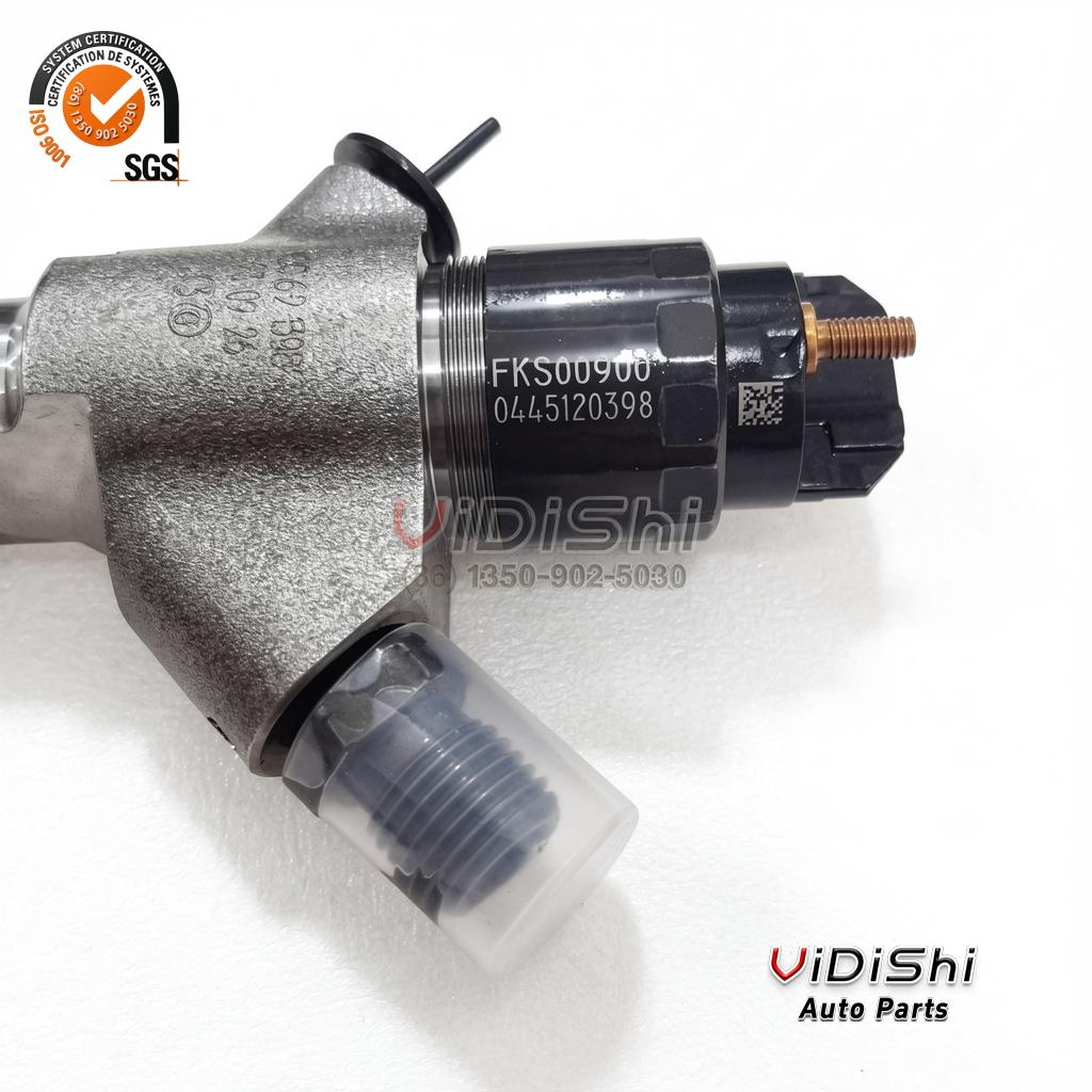 All Products 9 0445120398 common rail injector (Bosch 0 445 120 398 reference) — body marking and part number