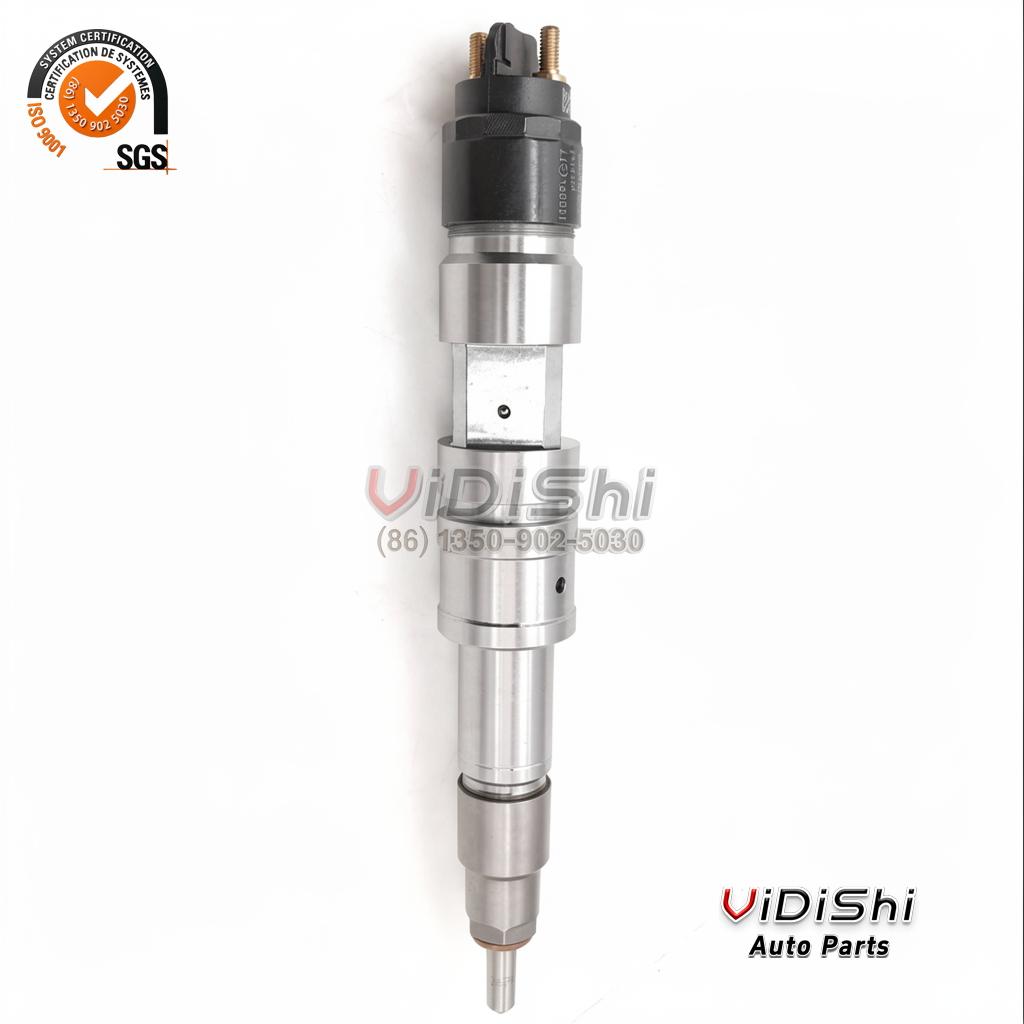 All Products 9 0445120562 injector nozzle end close up with pintle and copper seal washer