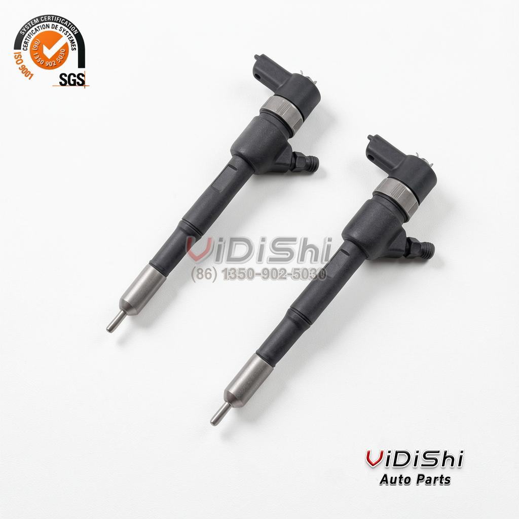 0986435227 Common Rail Injector for Fiat Ducato Iveco 2.3 Multijet 5 Two 0986435227 common rail injectors crossed as a matched pair