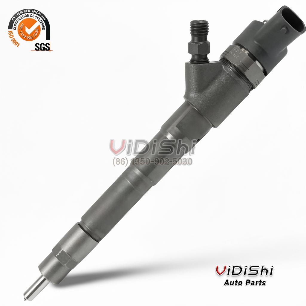 504386427 Common Rail Injector Replacement for Fiat Iveco 2.3 4 504386427 common rail injector nozzle end view