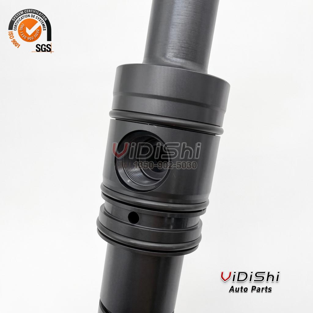 All Products 9 84C603708G2 fuel injector body detail with o-ring grooves and drain port