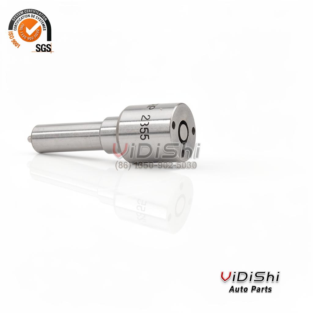 DLLA138P2355 Nozzle Replacement for Bosch 0433172355 5 DLLA138P2355 injector nozzle on a reflective surface with the 2355 marking on the body