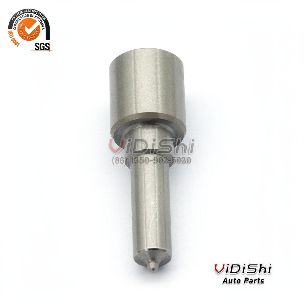DLLA146P2437 Injector Nozzle Replacement for Bosch 0433172437 4 DLLA146P2437 injector nozzle standing with its spray tip and needle nose pointing downwards