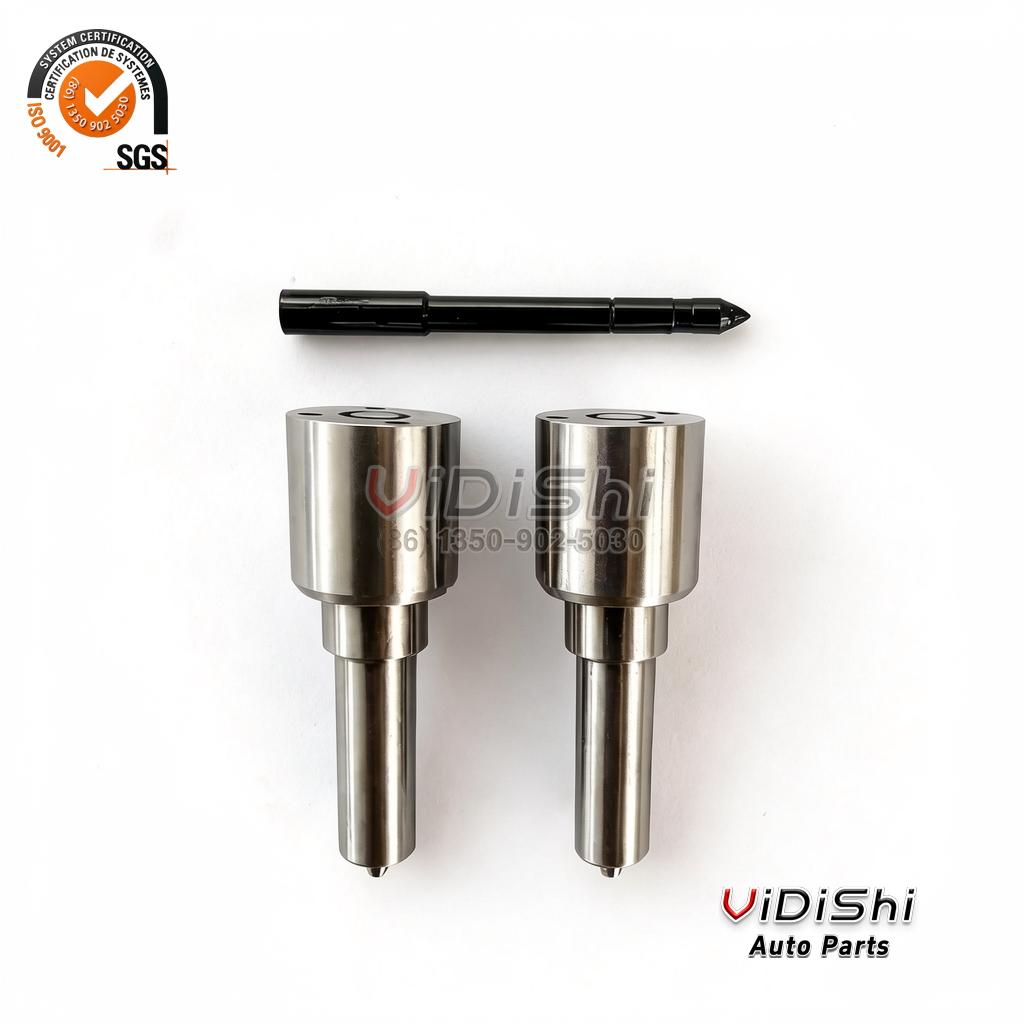DLLA147P2474 CRIN2 Nozzle Replacement for Bosch 0433172474 2 DLLA147P2474 nozzle (Bosch 0433172474) — two assembled nozzles side by side with a separate needle