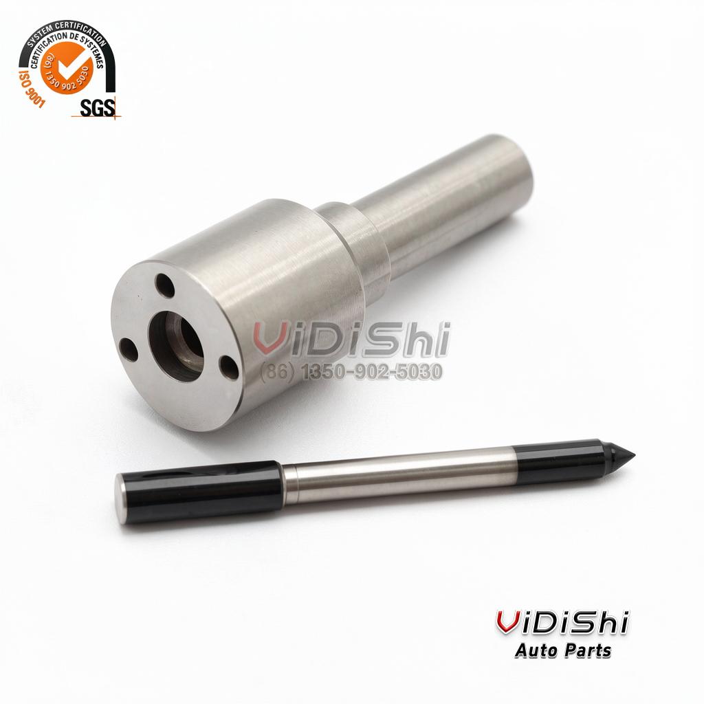 DLLA147P2474 CRIN2 Nozzle Replacement for Bosch 0433172474 5 DLLA147P2474 nozzle (Bosch 0433172474) — nozzle body and its needle valve shown separately