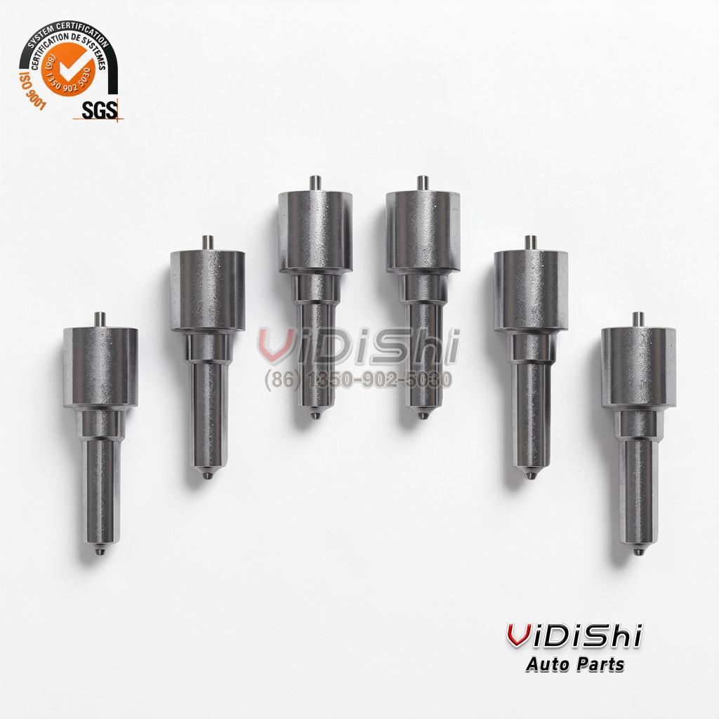 DLLA147P2474 CRIN2 Nozzle Replacement for Bosch 0433172474 4 DLLA147P2474 nozzle (Bosch 0433172474) — six nozzle assemblies in a curved row