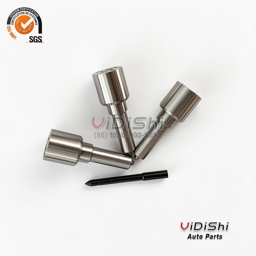 DLLA147P2474 CRIN2 Nozzle Replacement for Bosch 0433172474 8 DLLA147P2474 nozzle (Bosch 0433172474) — three nozzle bodies with a separate needle valve