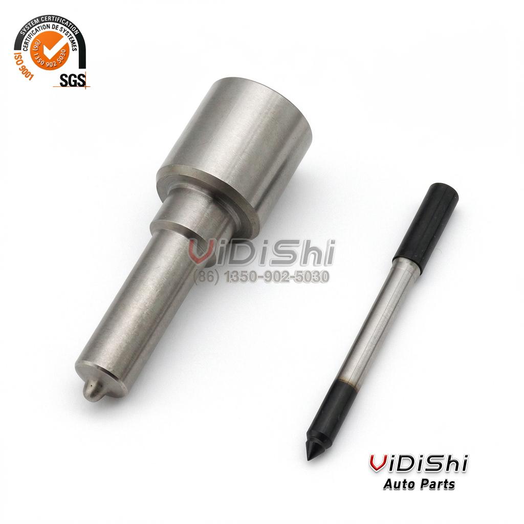 DLLA151P2422 injector nozzle body with a separate matched needle beside it