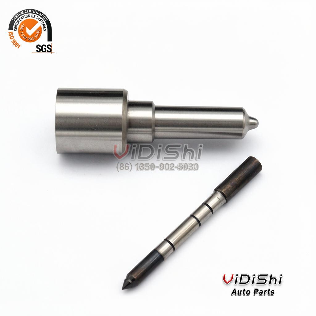 DLLA151P2422 Injector Nozzle for Weichai WP7 CRIN 2 DLLA151P2422 nozzle body lying on its side with the needle taken out