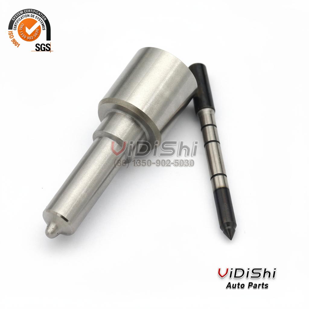 DLLA151P2422 Injector Nozzle for Weichai WP7 CRIN 3 Needle of a DLLA151P2422 nozzle with its ground guide bands visible