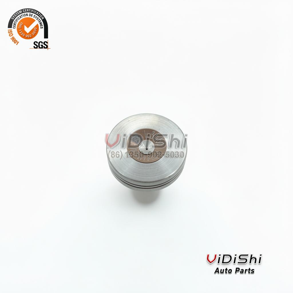 F00RJ01727 Control Valve Replacement for Bosch 0445120086 0445120391 5 F00RJ01727 control valve viewed from the cap end showing the internal bore and seat