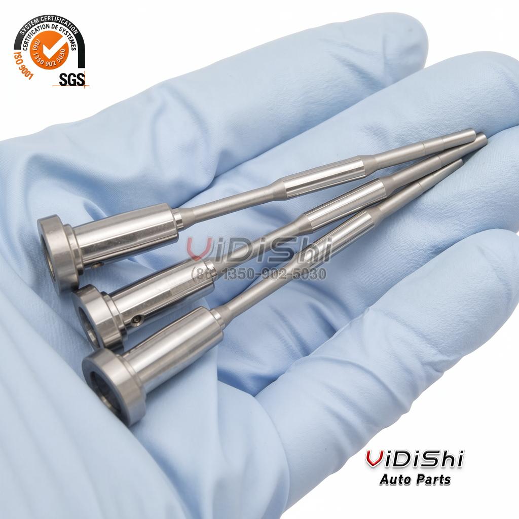 All Products 11 F00RJ01727 control valve assemblies held in a clean nitrile glove