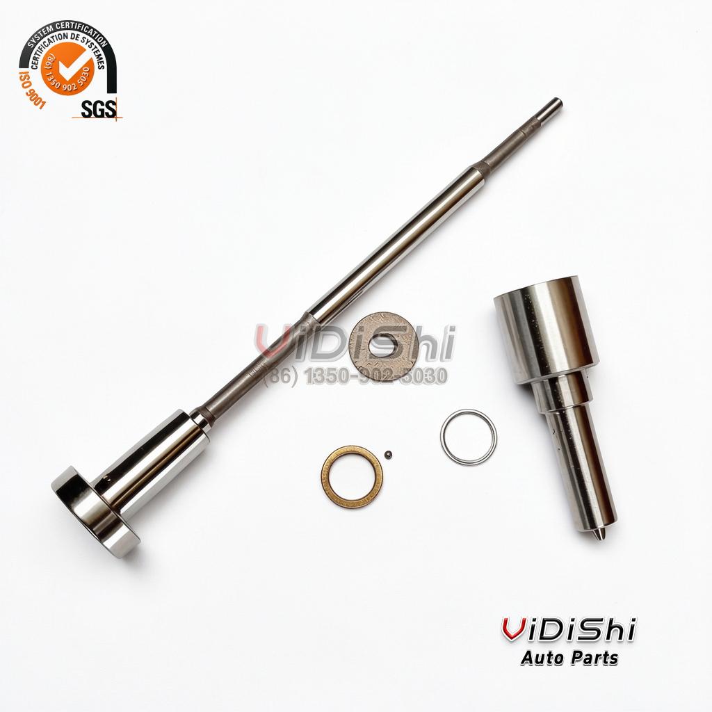 F00RJ03569 Injector Repair Kit for Weichai WP7 CRIN2 2 F00RJ02035 control valve from the F00RJ03569 overhaul kit, shown close up with the etched number in view