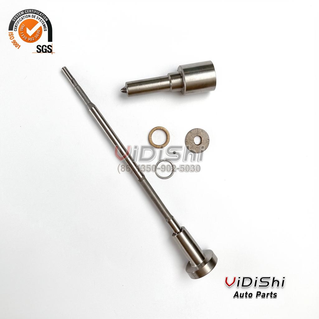 F00RJ03569 Injector Repair Kit for Weichai WP7 CRIN2 4 Seals and O-rings supplied with the F00RJ03569 injector overhaul kit laid on a white surface
