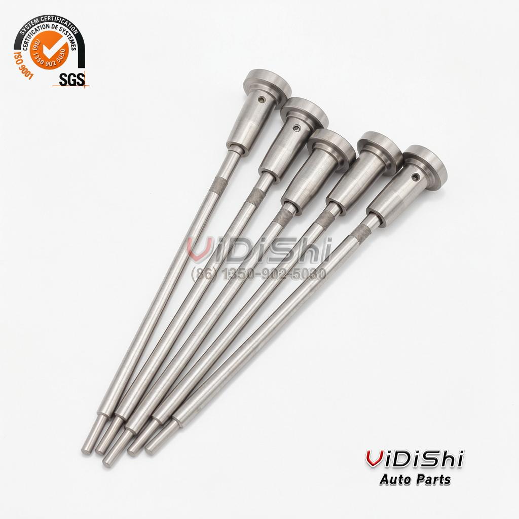 Five F00ZC01305 control valve assemblies fanned out on a white background
