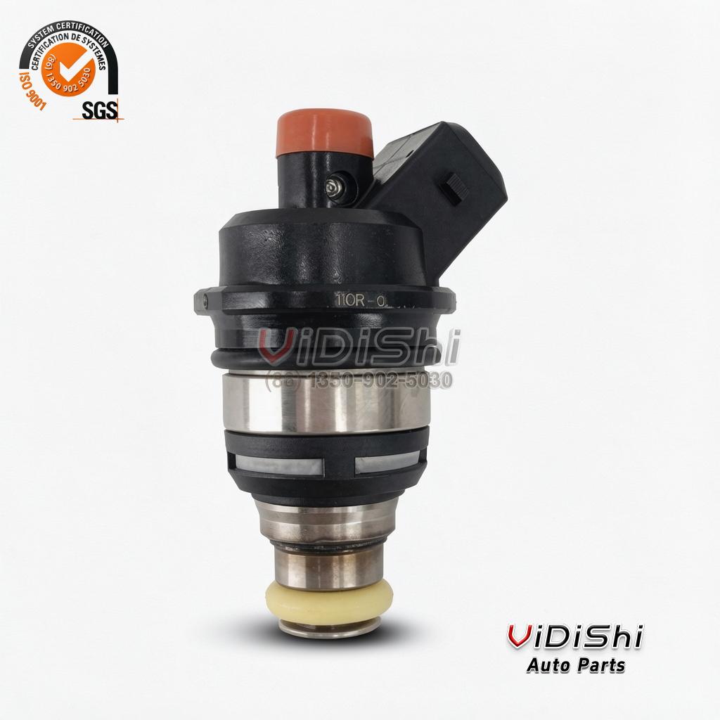 All Products 11 1001101111 Front three-quarter view of the nozzle with the plate label and connector in frame