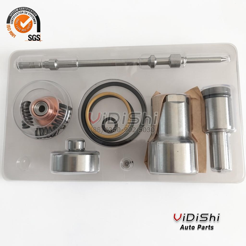 All Products 4 P4384025 Kit laid out in a moulded tray: needle, seat insert, seals, spring, sleeve and cap