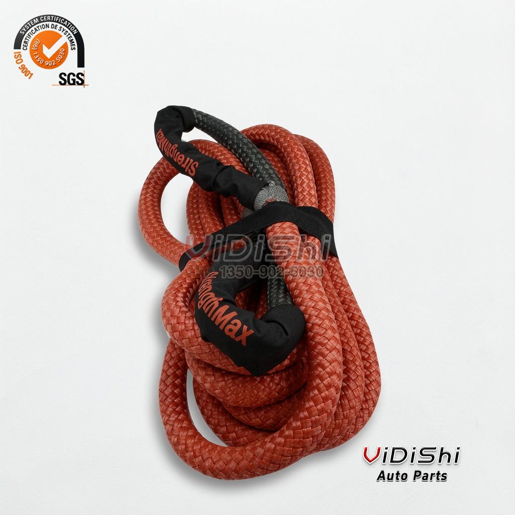 All Products 8 kinetic recovery tow rope orange red coil