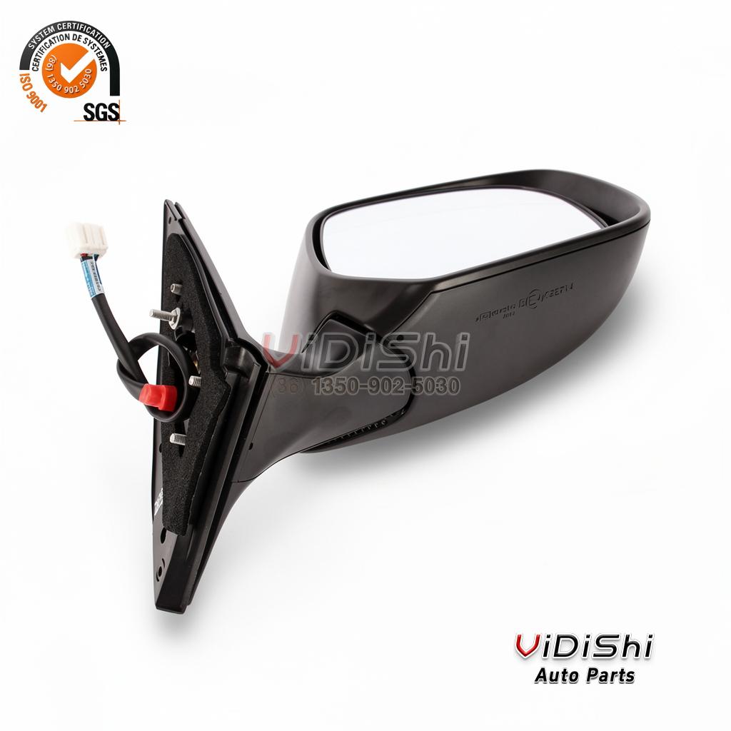 Right Door Mirror for Toyota Prado GRJ150 TRJ150 2014-2018 1 Black Prado right door mirror with the connector