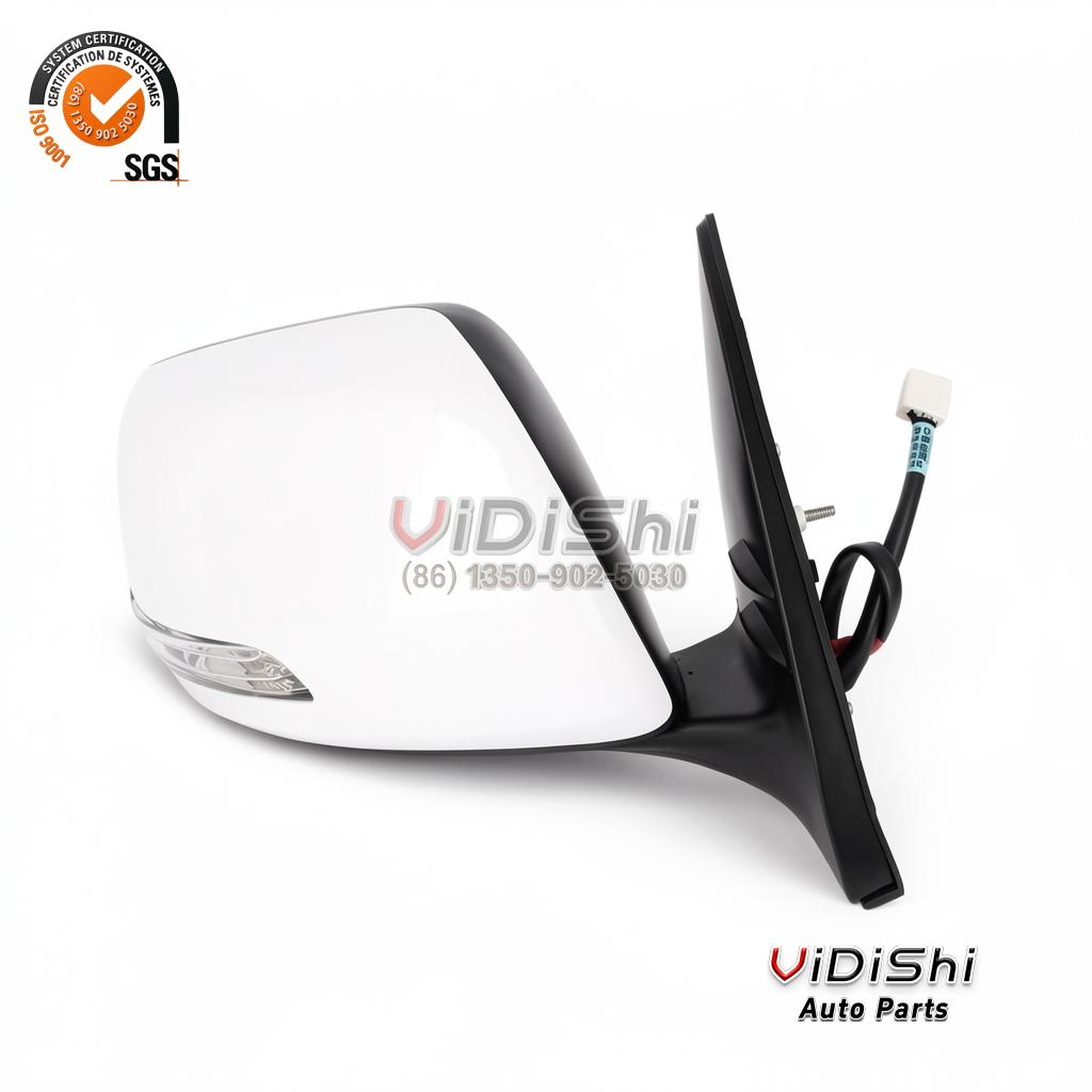 Right Door Mirror for Toyota Prado GRJ150 TRJ150 2014-2018 2 White Prado right door mirror assembly