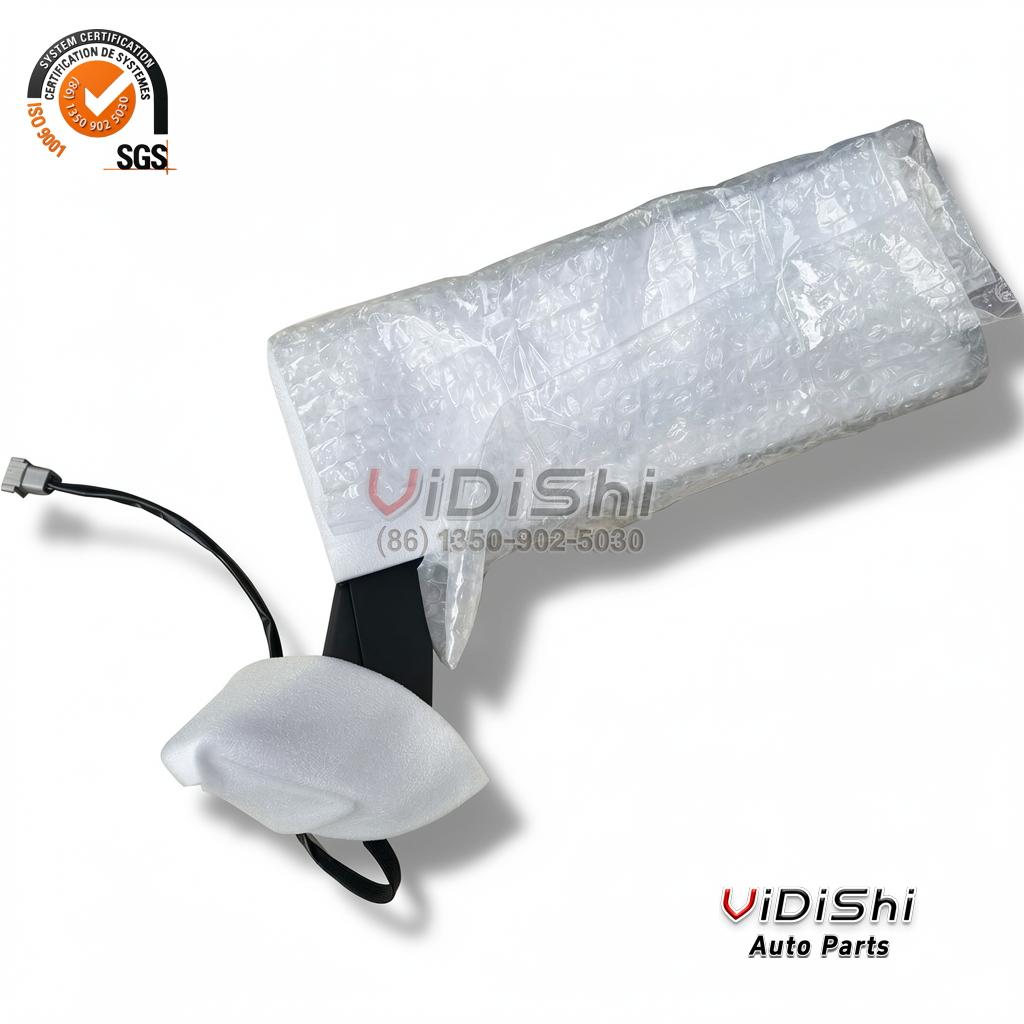 Manual Dimming White Towing Right Side Mirror for 1500 Trucks HV613 1 Towing mirror in protective packaging