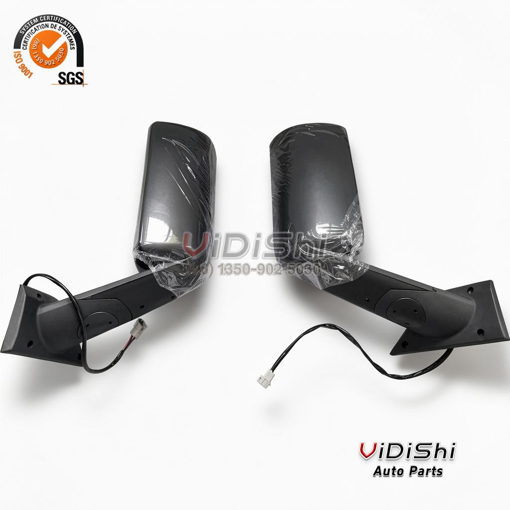 Manual Dimming White Towing Right Side Mirror for 1500 Trucks HV613 3 Pair of towing mirrors with main and spotter glass